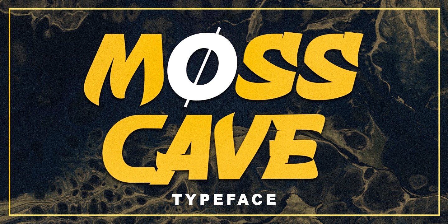 Przykładowa czcionka Mosscave #1